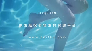 中文PR模板时尚流行运动现代故障风格图文动画宣传片视频制作