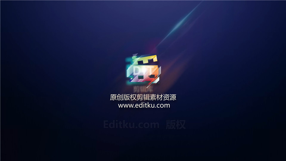 4K分辨率中文AE模板光影光效切片动画LOGO片头视频效果制作_第4张图片_AE模板库