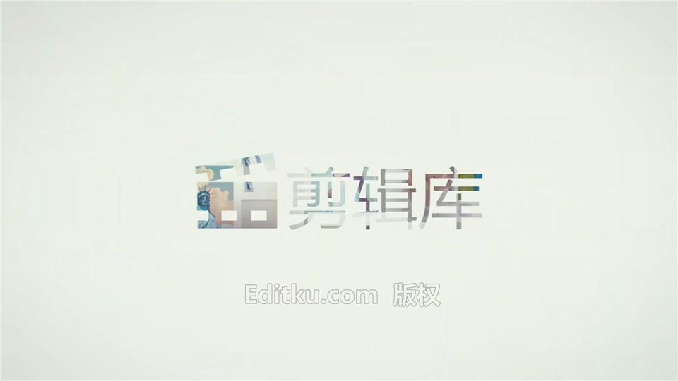 中文AE模板3D空间照片视频墙汇聚LOGO遮罩动画视频片头制作_第4张图片_AE模板库