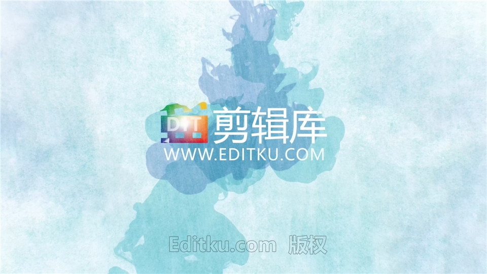 中文AE模板油墨水彩散开视觉效果展示照片动画幻灯片相册视频_第4张图片_AE模板库