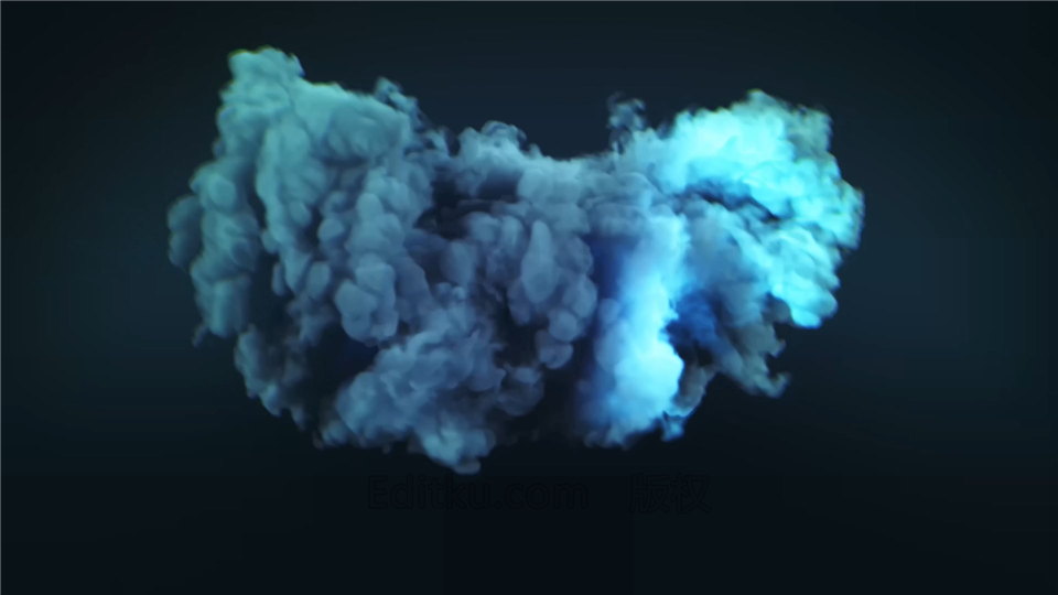Ae模板下载云彩烟雾爆炸闪电特效动画logo演绎视频片头 原创ae模板库下载