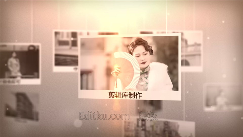 中文AE模板下载复古老旧颜色风格粒子温暖光效视频相册照片动画_第1张图片_AE模板库