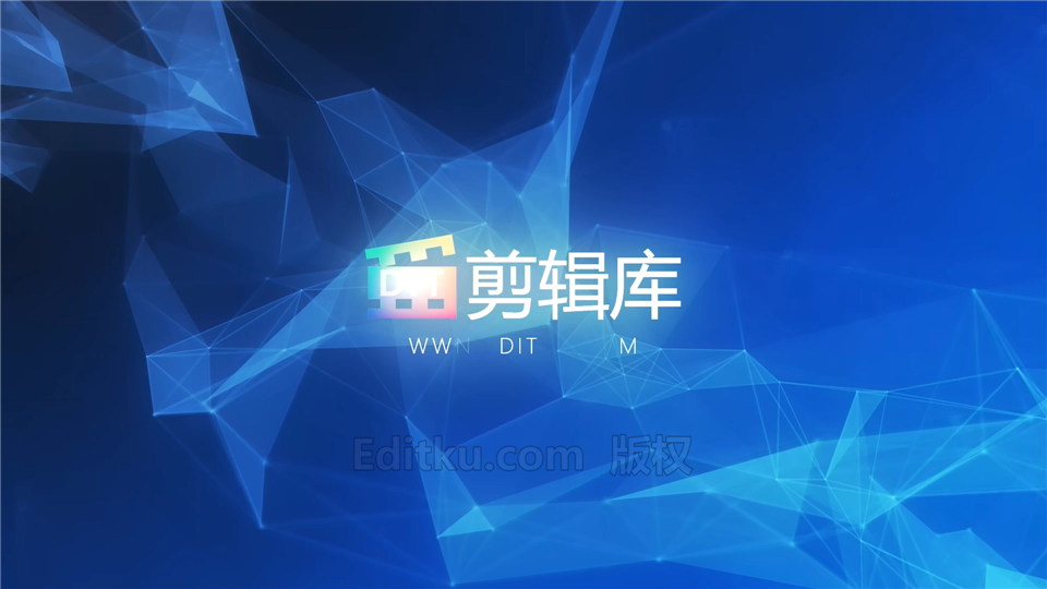 中文AE模板制作蓝色科技粒子空间故障文字标题视频片头_第3张图片_AE模板库