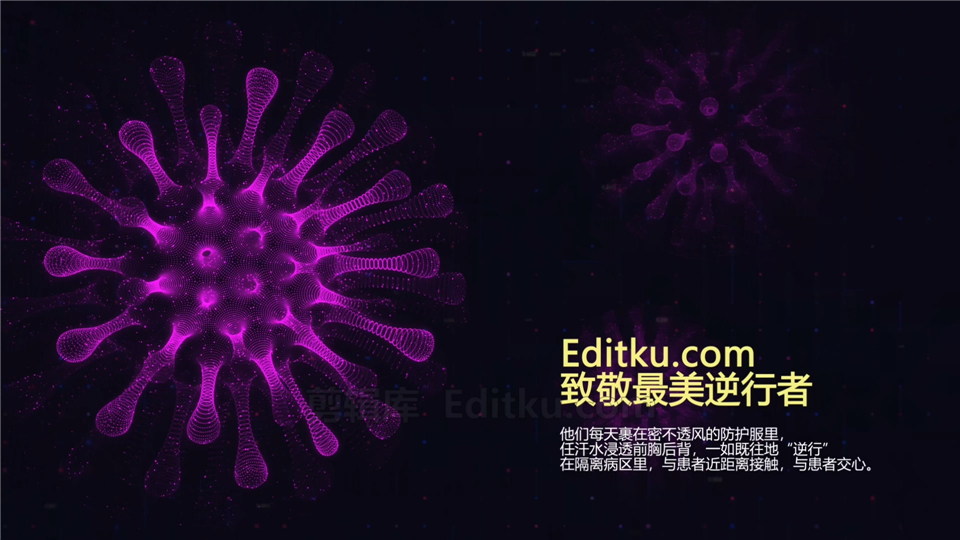 中文AE模板关注新型冠状病毒肺炎疫情防控介绍视频动画效果_第3张图片_AE模板库