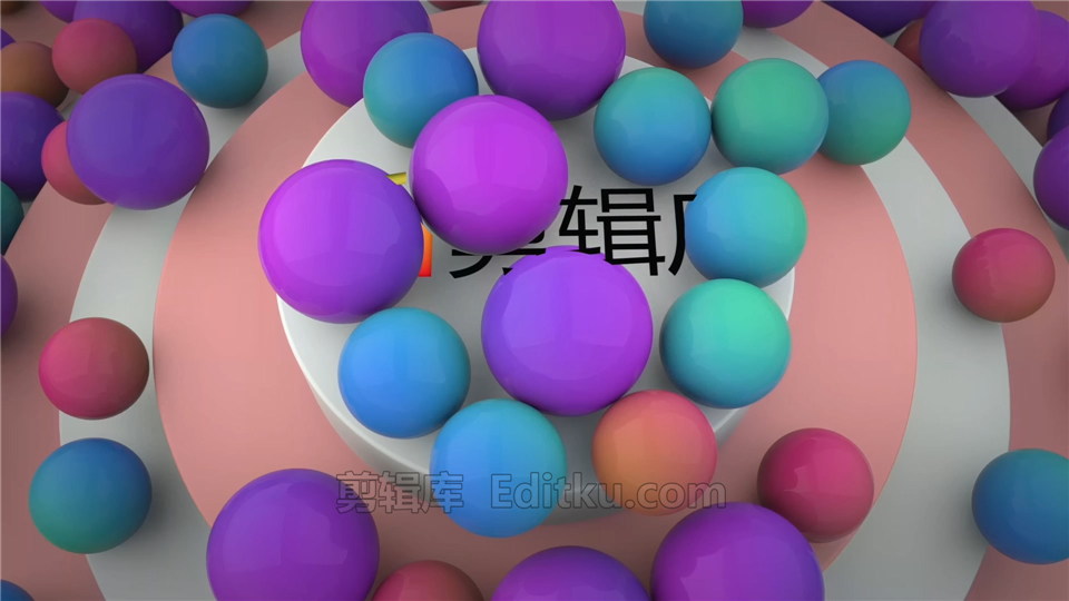 中文AE模板彩色3D球体动画场景演绎LOGO片头视频_第2张图片_AE模板库