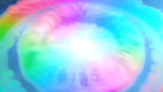 中文AE模板彩虹色烟雾爆炸动画宣传LOGO片头制作