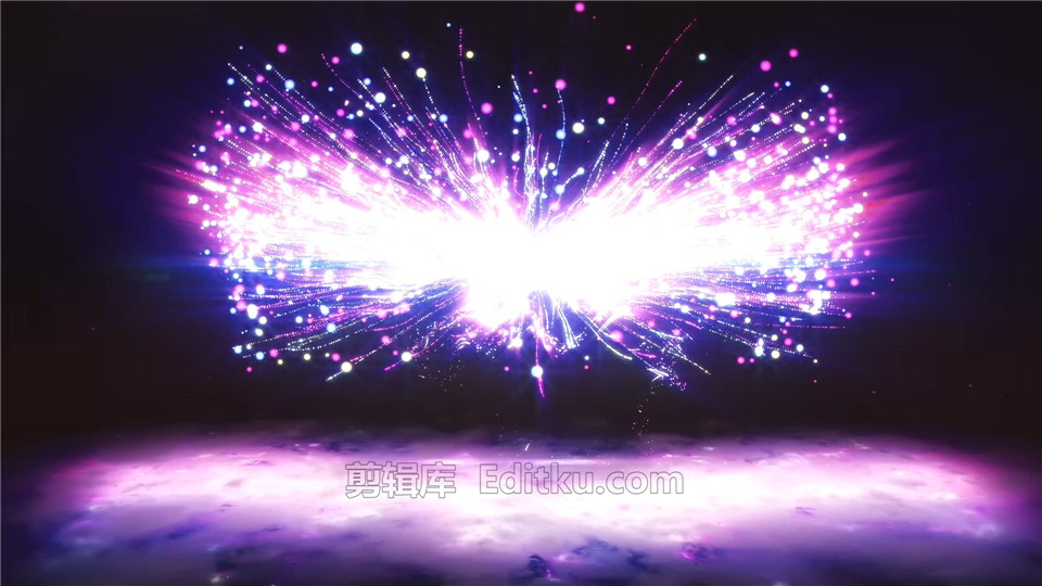 中文AE模板制作闪闪粒子路径碰撞冲击动画LOGO视频片头_第2张图片_AE模板库