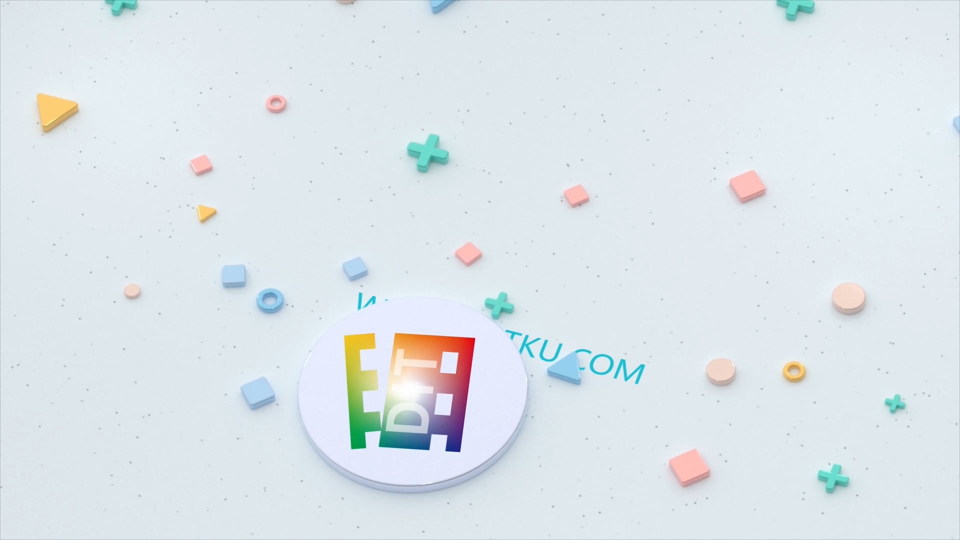 中文AE模板五颜六色形状元素可爱视频片头LOGO展示动画_第2张图片_AE模板库