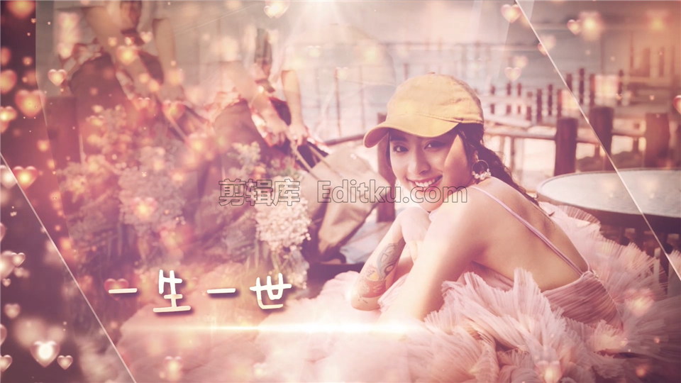 中文AE模板心形元素美丽婚礼相册视频制作照片幻灯片动画视频_第2张图片_AE模板库