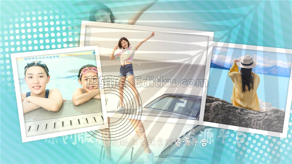 中文AE模板清凉夏季水上乐园性感比基尼旅行度假相册动画_第4张图片_AE模板库