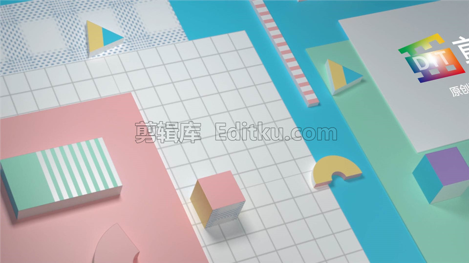 中文AE模板卡通丰富彩色图形幼儿园培训教育机构演绎标志片头_第2张图片_AE模板库