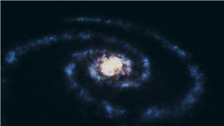 中文AE模板4k分辨率唯美星空银河系瑰丽粒子空间特效LOGO动画