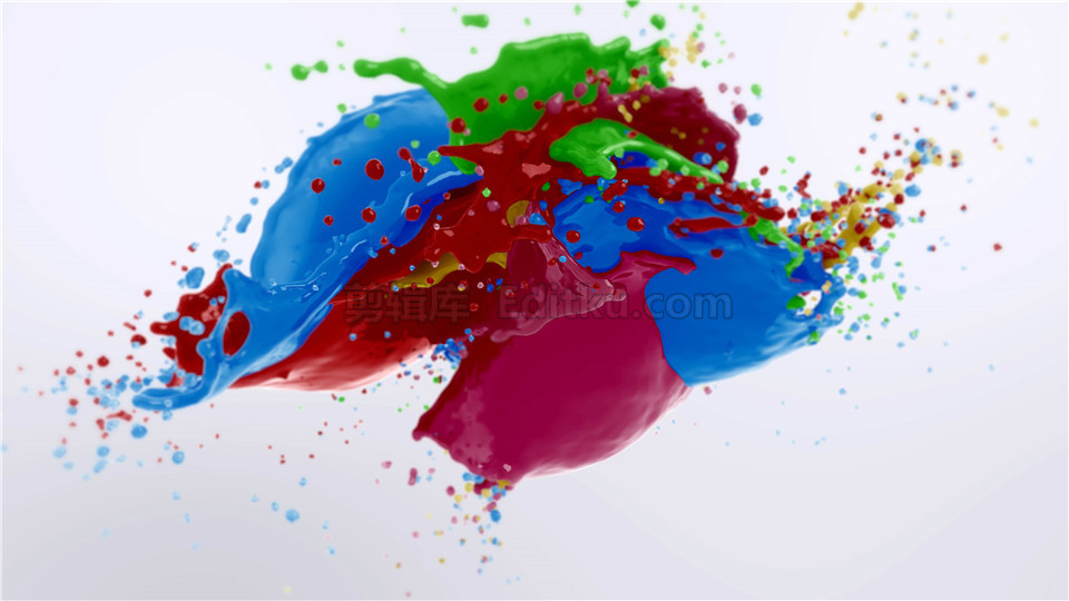 中文AE模板4K彩色粒子黏合流体油漆颜料喷溅特效动画标志演绎视频_第1张图片_AE模板库