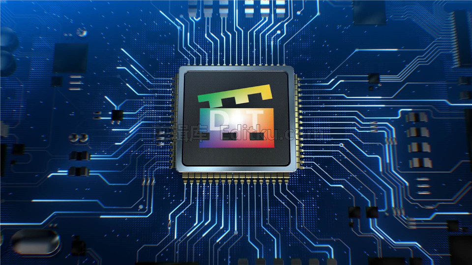 中文AE模板科技感智能处理器CPU芯片电路板标志演绎视频动画_第3张图片_AE模板库