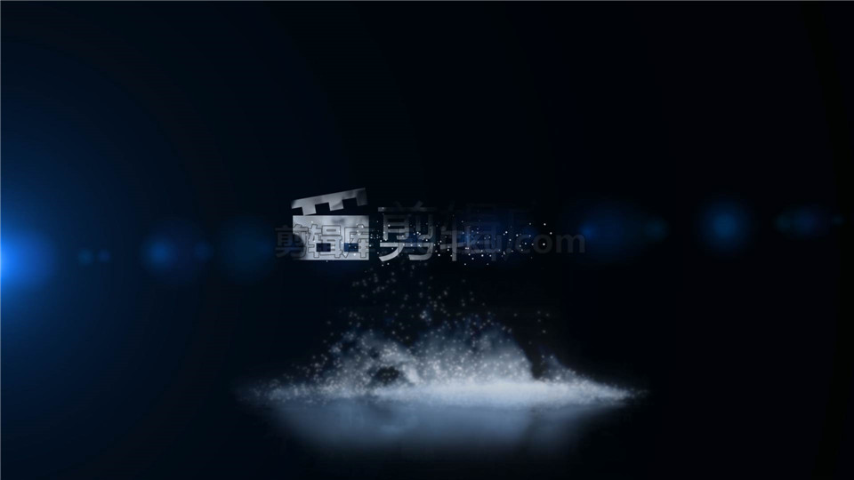中文AE模板震撼梦幻粒子白色烟雾冰雕马匹融化LOGO演绎动画_第3张图片_AE模板库