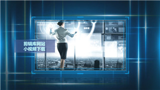 中文PR模板科技企业商务宣传炫酷大气电子相册