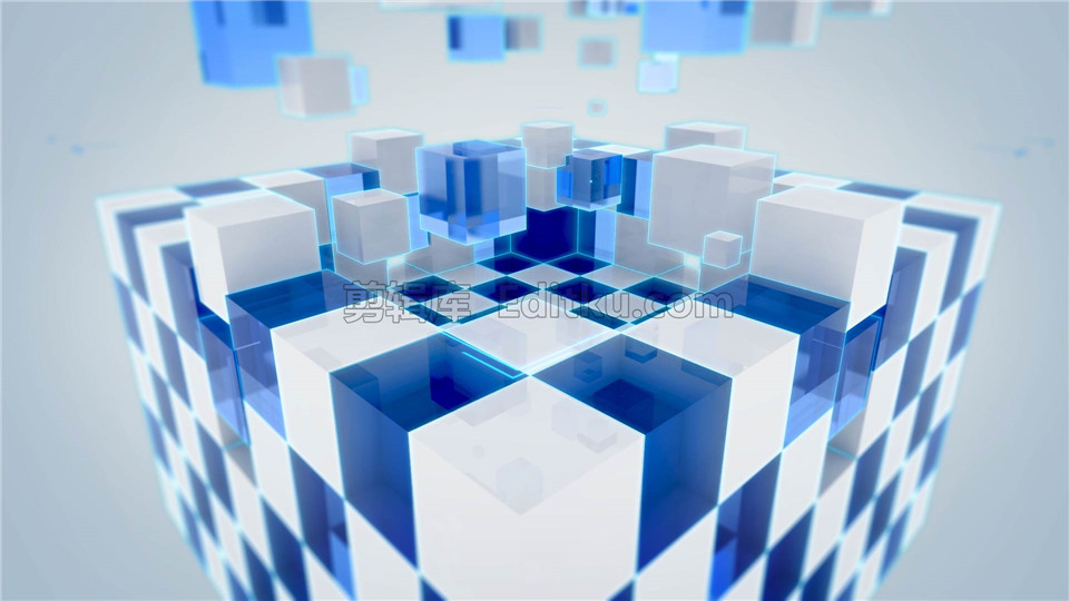 AE模板制作三维科技感魔方块汇聚动画标志演绎视频颜色可更改_第2张图片_AE模板库