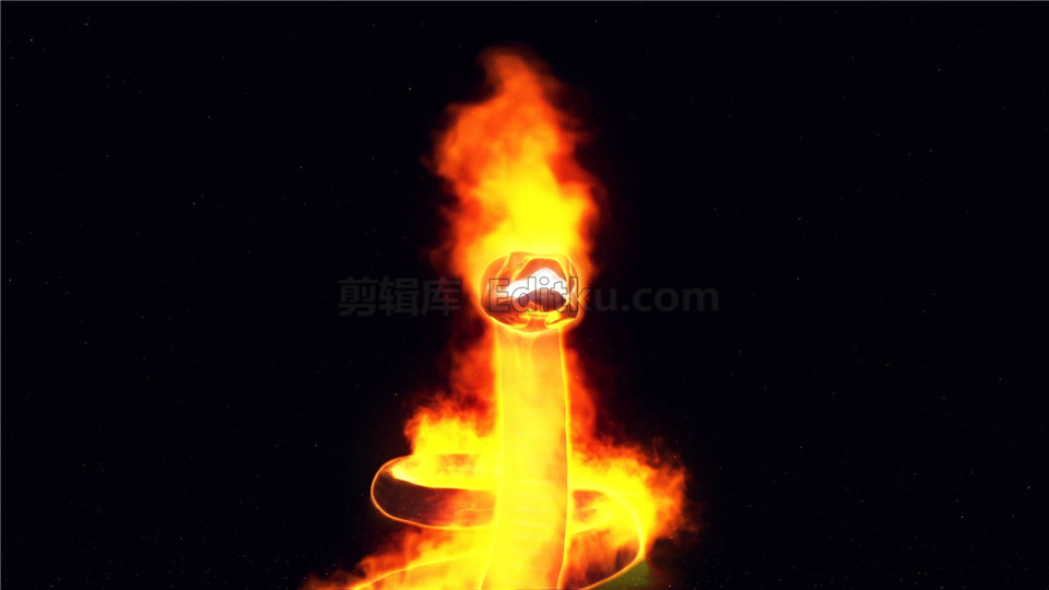 中文AE模板震撼火焰燃烧特效魔蛇突然喷涌爆炸呈现标志动画_第2张图片_AE模板库