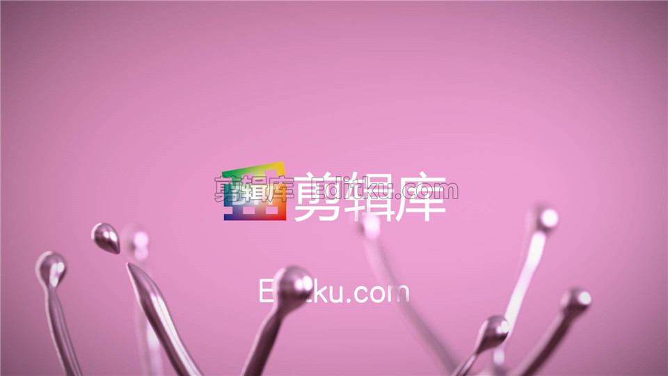 中文AE模板制作优雅彩色流体油漆状喷溅效果动画显露LOGO视频_第3张图片_AE模板库
