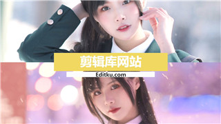 中文PR模板时尚炫酷多彩快闪人物介绍广告宣传晚会图文展示