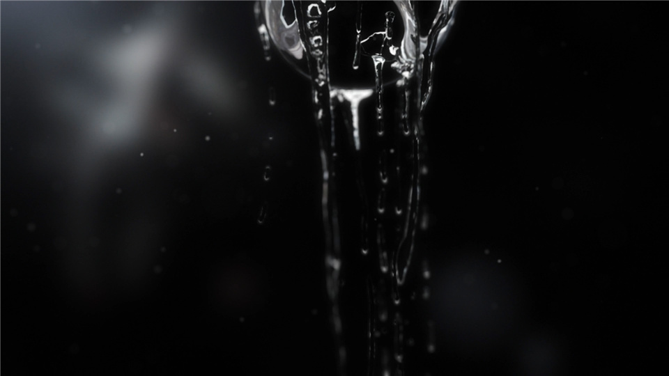 中文AE模板暗黑中潺潺滴落的水流动画效果LOGO揭示开场片头_第1张图片_AE模板库