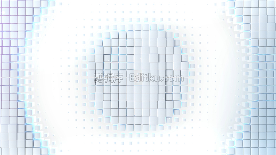 中文AE模板制作简单的密集方块涟漪揭示LOGO快速开场动画_第2张图片_AE模板库