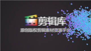 中文PR模板游戏电竞手柄科幻未来炫酷赛博朋克风logo展示