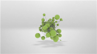 中文PR模板简洁干净美好绿色环保时尚商务企业logo片头演绎