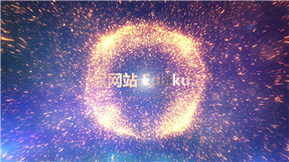 中文PR模板企业年会元旦圣诞新年晚会星光闪烁文字字幕效果展示