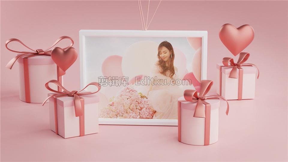 中文AE模板制作爱心气球挂着相框照片缓缓上升情人节主题开场片头_第1张图片_AE模板库
