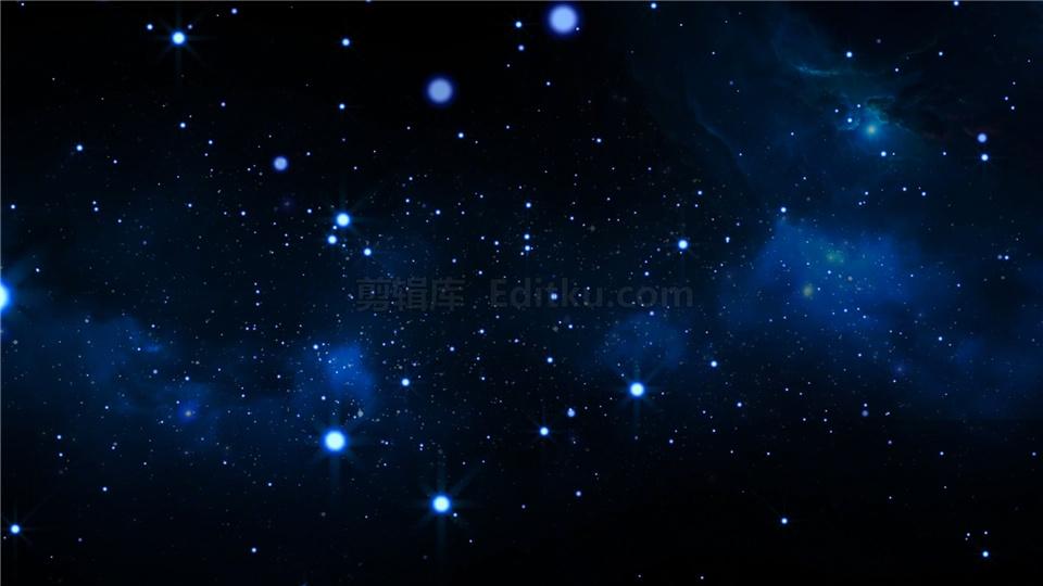 唯美星际夜晚宇宙星空璀璨繁星云粒子颗粒背景动态视频素材 剪辑库视频素材下载