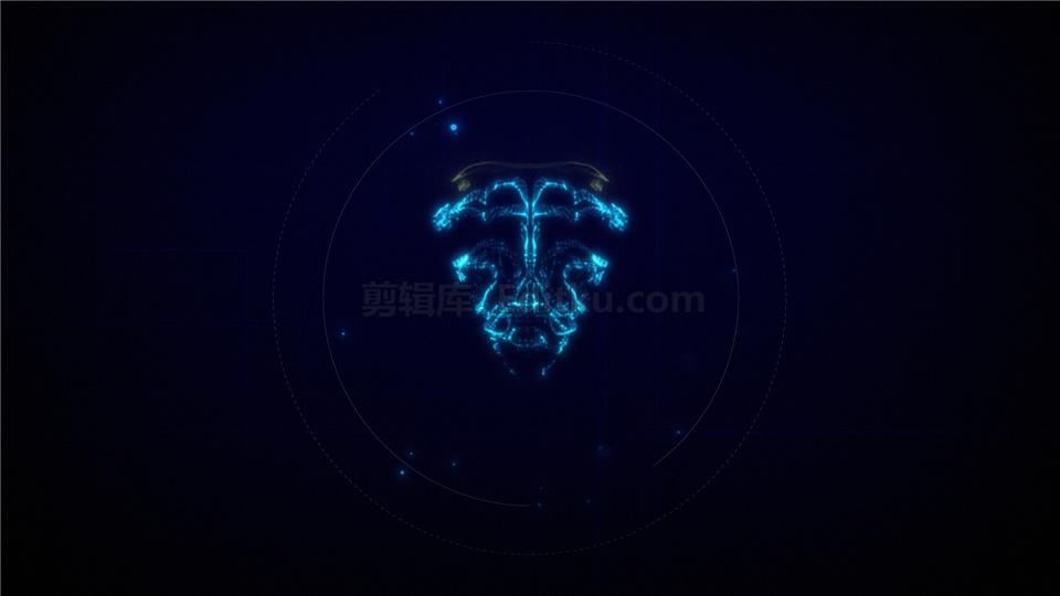 中文AE模板制作数字化风格科幻大脑数据标志片头演绎动画效果_第2张图片_AE模板库