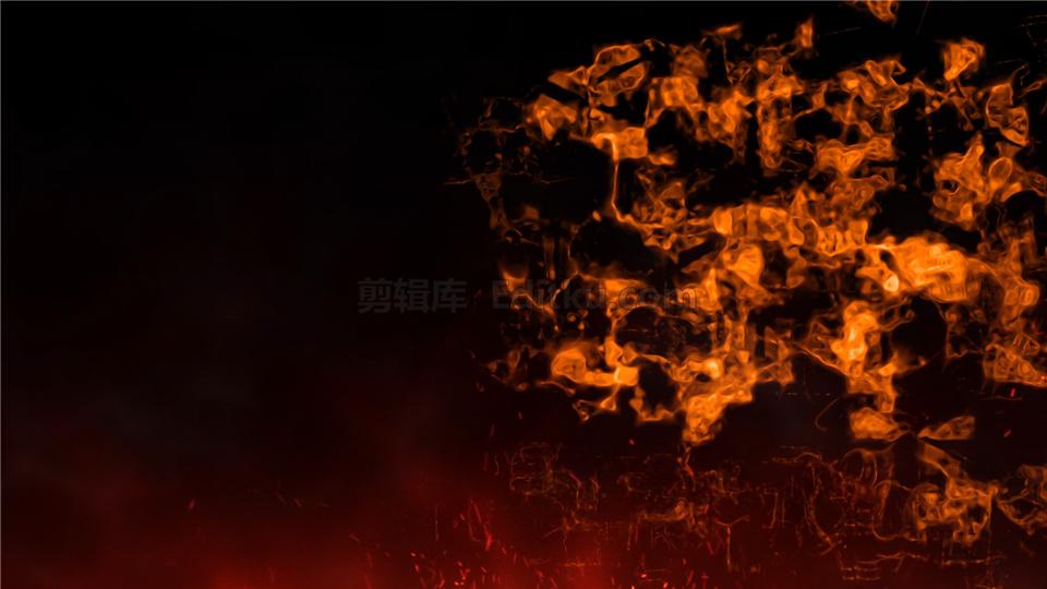 震撼火焰灼烧特效标志演示动画中文AE模板_第1张图片_AE模板库