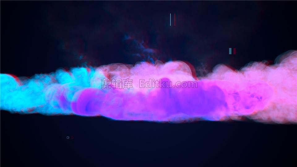 中文AE模板多彩烟雾流体故障特效LOGO动画片头_第1张图片_AE模板库
