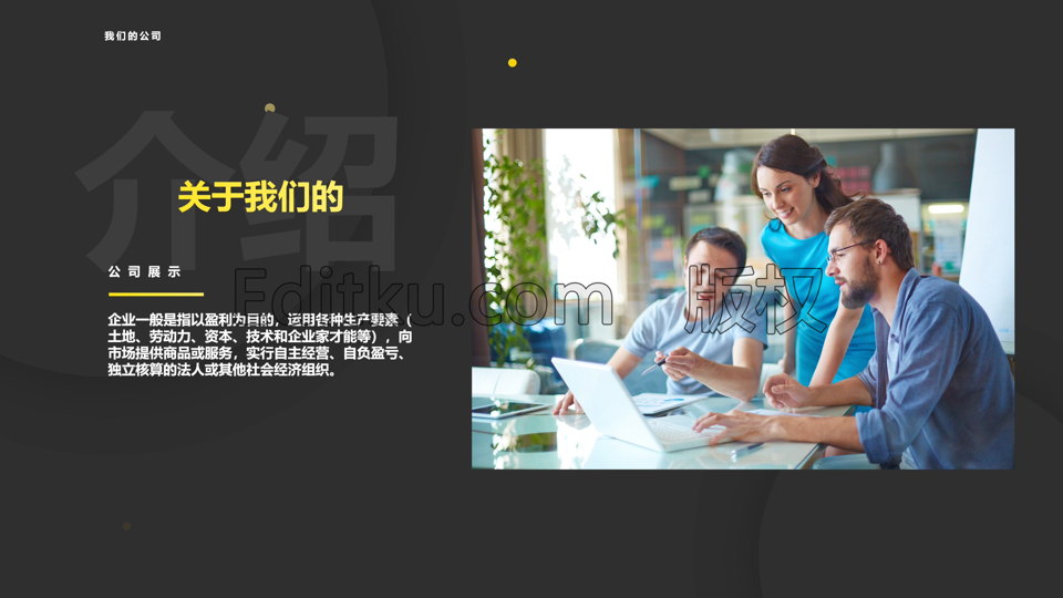 4K中文PR模板企业介绍宣传片时间轴创意图文展示 第2张