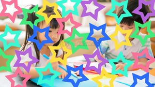 中文AE模板制作炫彩几何图形61儿童节栏目转场动画