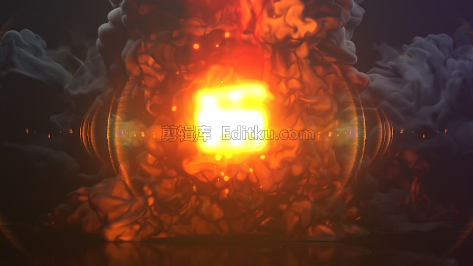 中文AE模板震撼火焰灼烧烟雾特效氛围标志演示效果动画_第3张图片_AE模板库