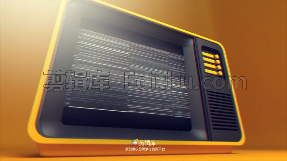 三维电视机械信号故障揭示logo动画视频片头AE模板_第3张图片_AE模板库