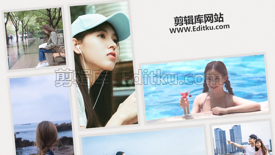 中文PR模板浪漫婚礼洁白美丽情人节甜蜜告白视频相册 第4张