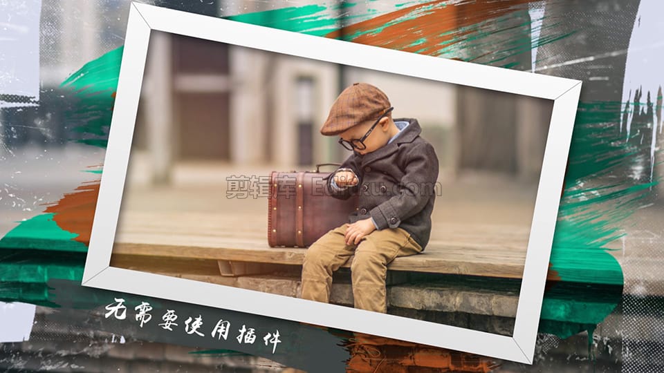 温馨唯美秋季家庭旅行相册展示电子幻灯片视频中文AE模板_第3张图片_AE模板库