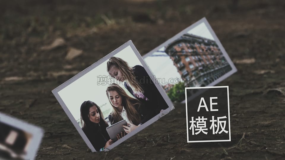 中文AE模板插在泥土里立体超现实旅行照片展示幻灯片动画_第3张图片_AE模板库
