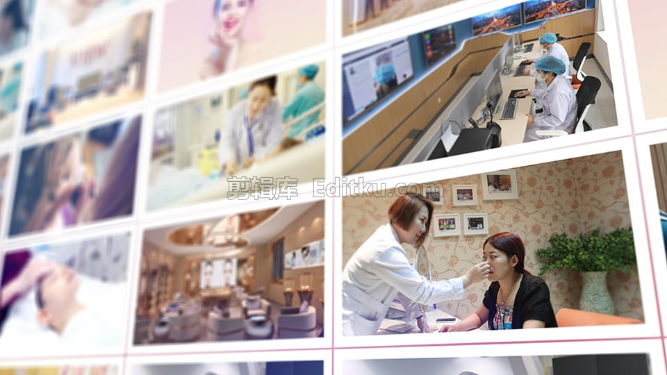 中文AE模板4K现代医美整形医院项目活动推广宣传相册片头动画 第2张