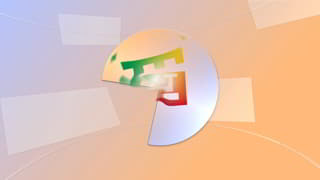 三维圆形翻转展示LOGO商业风动画视频片头AE模板