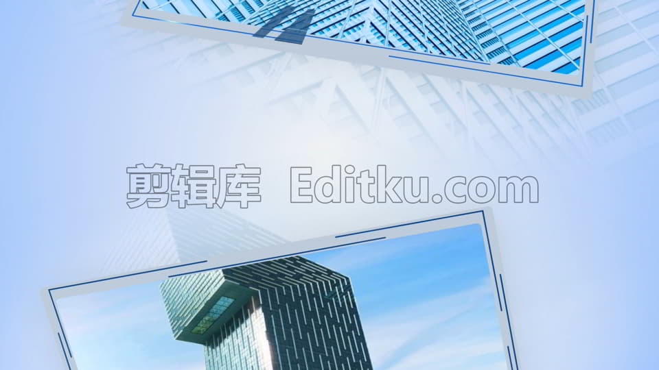 简洁明亮科技企业宣传图文展示视频相册中文AE模板 第2张