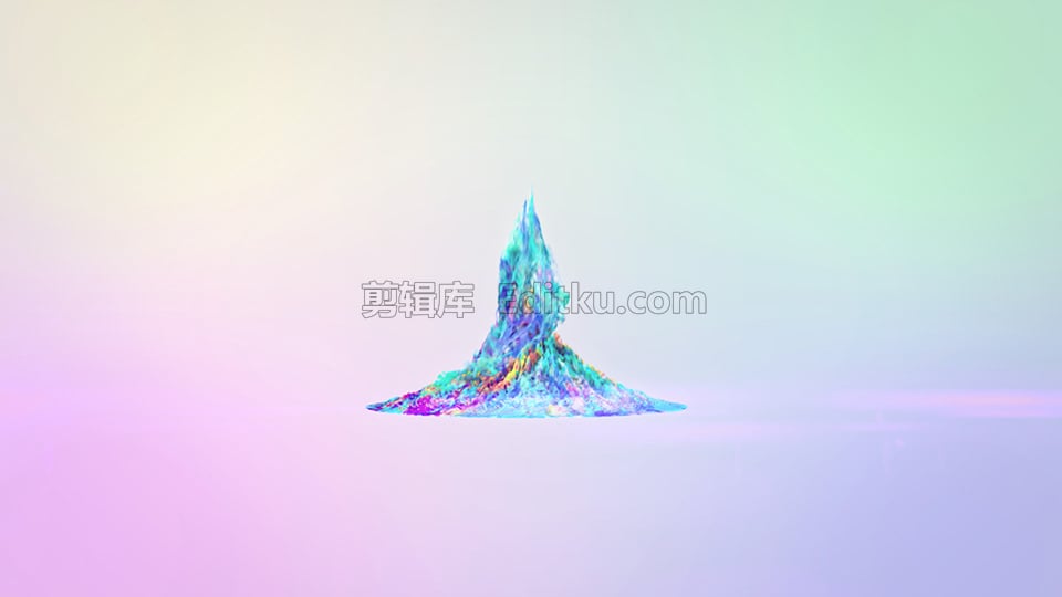 中文PR模板炫彩粒子优雅缠绕LOGO标志动画 第1张