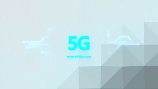 电子信息科技5G网络安全LOGO演绎中文AE模板